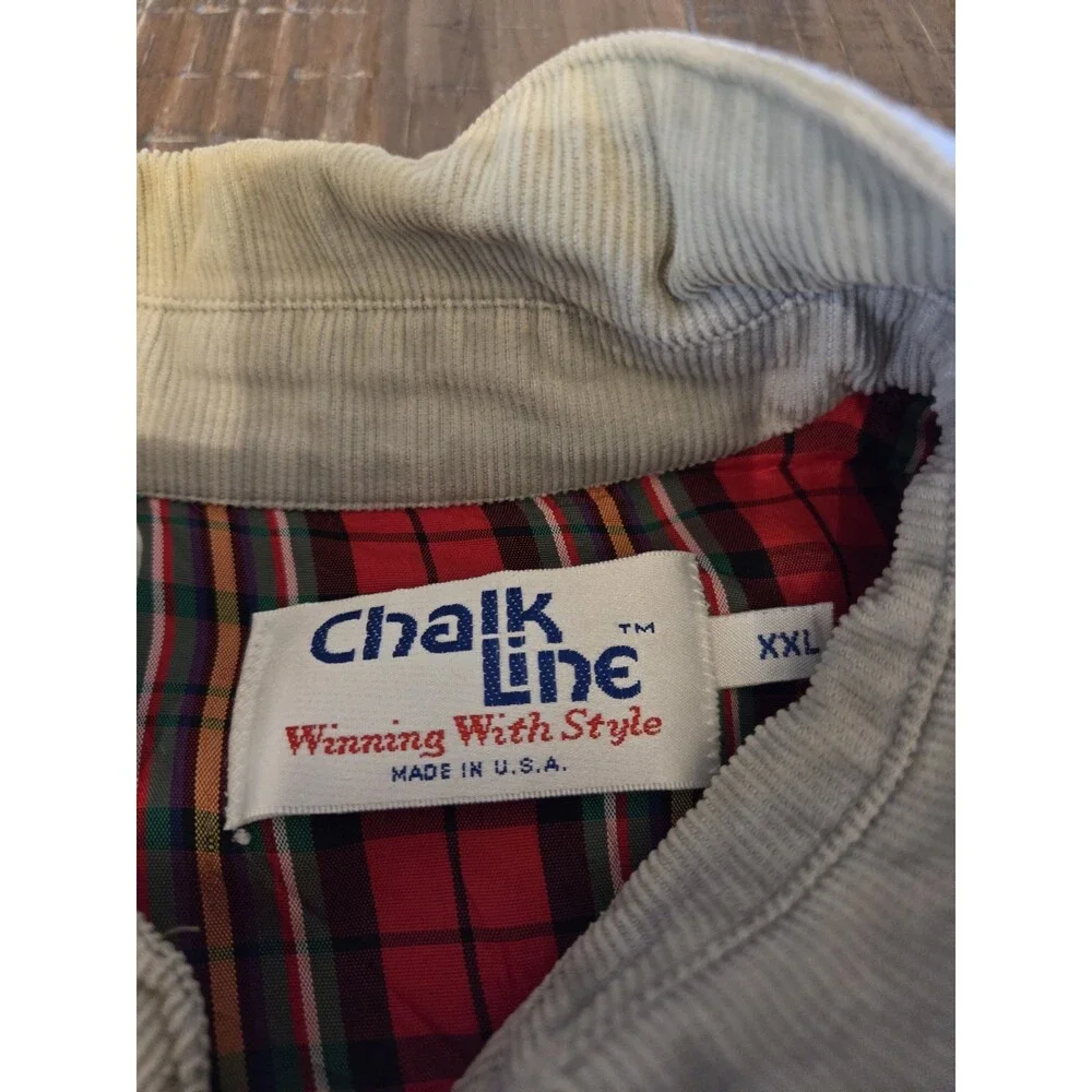 Chalk Like Winning With Style Made In The USA Jacket Corduroy Chicago Divisio... - Picture 3 of 14
